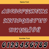 Custom Red Yellow Letterman Varsity Jacket Personalized Embroidery Printing