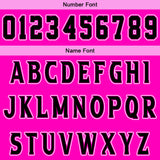 Custom Pink Black Basketball Jersey Uniform Suit Printed Your Logo Name Number
