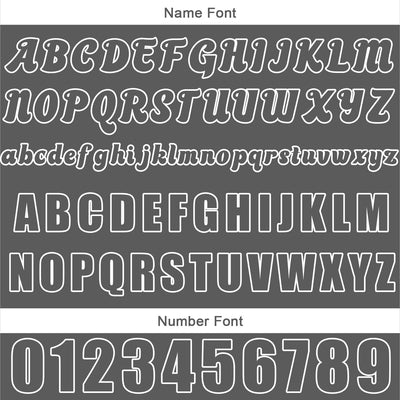 Custom Grey Baseball Jersey Print Personalized Name, Number and Logo