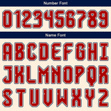 Custom Beige Red Blue Basketball Jersey Uniform Suit Printed Your Logo Name Number