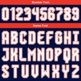 Custom Blue White Orange Basketball Jersey Uniform Suit Printed Your Logo Name Number
