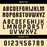 Custom   White Brown Uniform Jersey Kids Adults Personalized Set Jersey Shirt