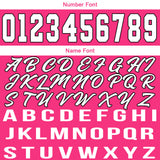 Custom Pink White Basketball Jersey for Men Women Adult Youth Stitched Name Number Logo