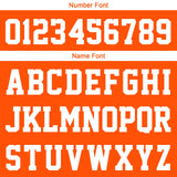 Custom Orange Short Sleeve Hoodies for Men Women Shirts with Hoods Printed Name Logo