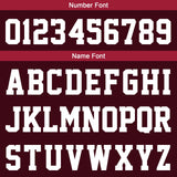 Custom Burgundy Short Sleeve Hoodies for Men Women Shirts with Hoods Printed Name Logo