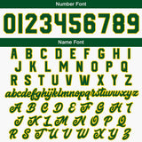 Custom Green Yellow White Varsity Jackets for Men Women Youth Personalized Letterman Jackets
