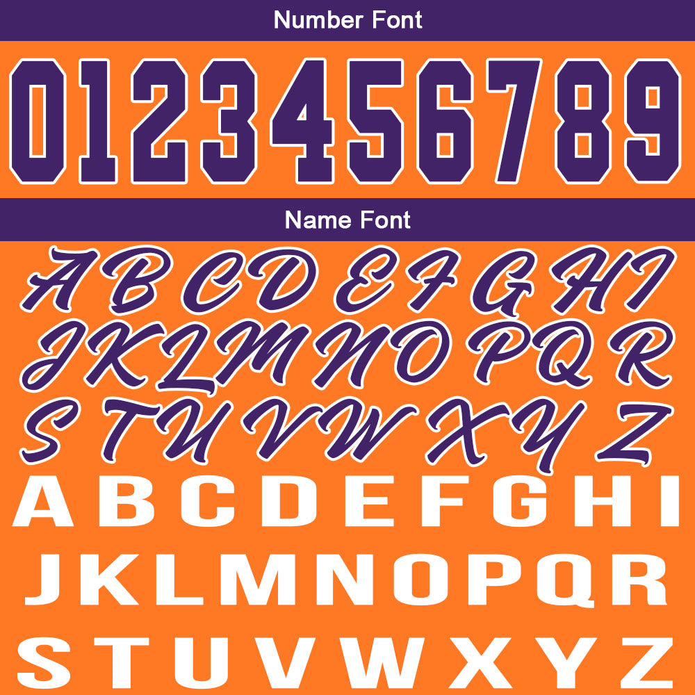 Custom Orange Purple Basketball Jersey for Men Women Adult Youth Stitched Name Number Logo