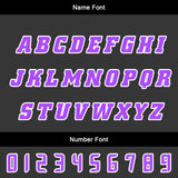 Custom Green Purple Uniform Jersey Kids Adults Personalized Set Jersey Shirt