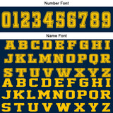 Custom Blue Yellow Basketball Jersey Uniform Suit Printed Your Logo Name Number
