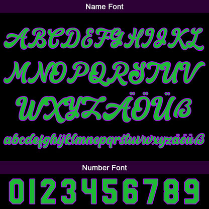 Custom Black Purple Baseball Jersey Personalized Gradient Team Uniforms Shirt with Name Number