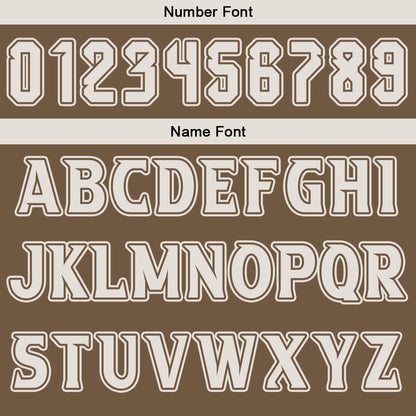 Custom Dull Brown Grey Reversible Basketball Suit for Adults and Kids Personalized Jersey