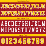 Custom Burgundy Yellow Basketball Jersey for Men Women Adult Youth Stitched Name Number Logo