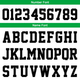 Custom White Green Short Sleeve Hoodies for Men Women Shirts with Hoods Printed Name Logo