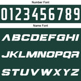 Custom Green White Reversible Basketball Suit for Adults and Kids Personalized Jersey