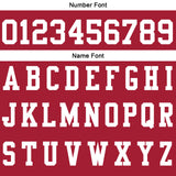 Custom Burgundy White Football Polo Shirts  Add Your Unique Logo/Name/Number