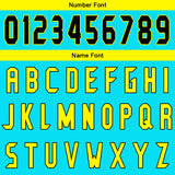 Custom Light Blue Yellow Basketball Jersey Uniform Suit Printed Your Logo Name Number