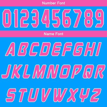 Custom Blue Pink Basketball Jersey Uniform Suit Printed Your Logo Name Number