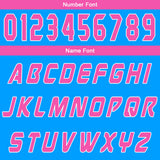 Custom Blue Pink Basketball Jersey Uniform Suit Printed Your Logo Name Number