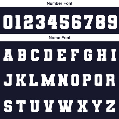 Custom Navy White Waterproof Varsity Jackets Personalized Stitched Name Number Logo to Letterman Jackets