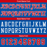 Custom Royal-Red Basketball Jersey for Men Women Adult Youth Stitched Name Number Logo