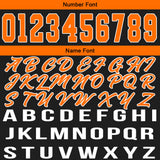Custom Black Orange Basketball Jersey for Men Women Adult Youth Stitched Name Number Logo