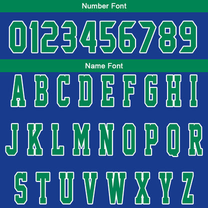 Custom Blue White Green Reversible Basketball Suit for Adults and Kids Personalized Jersey