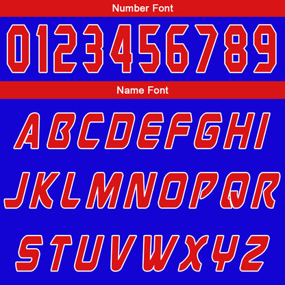 Custom Blue Red Basketball Jersey Uniform Suit Printed Your Logo Name Number