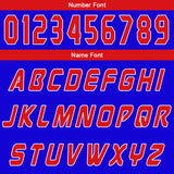 Custom Blue Red Basketball Jersey Uniform Suit Printed Your Logo Name Number