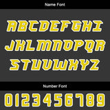 Custom Yellow Basketball Jersey Uniform Suit Printed Your Logo Name Number