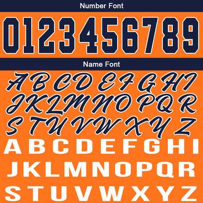 Custom Orange Navy Basketball Jersey for Men Women Adult Youth Stitched Name Number Logo