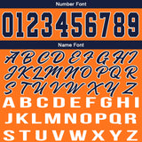 Custom Orange Navy Basketball Jersey for Men Women Adult Youth Stitched Name Number Logo
