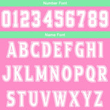 Custom Pink Green Basketball Jersey Uniform Suit Printed Your Logo Name Number