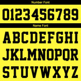 Custom Yellow Short Sleeve Hoodies for Men Women Shirts with Hoods Printed Name Logo