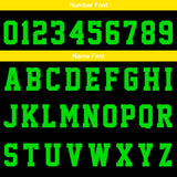 Custom Black Yellow Light Green Reversible Basketball Suit for Adults and Kids Personalized Jersey