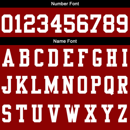 Custom Burgundy Black Football Gradient Polo Shirts  Add Your Unique Logo/Name/Number