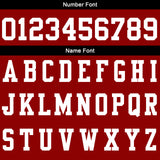 Custom Burgundy Black Football Gradient Polo Shirts  Add Your Unique Logo/Name/Number