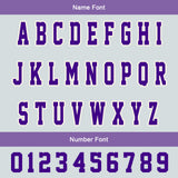 Custom Purple Grey Varsity Jackets for Men Women Youth Personalized Letterman Jackets