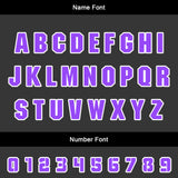 Custom Purple Uniform Jersey Kids Adults Personalized Set Jersey Shirt