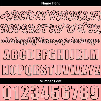 Custom Pink Baseball Jersey Print Personalized Name, Number and Logo