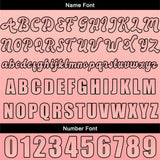 Custom Pink Baseball Jersey Print Personalized Name, Number and Logo