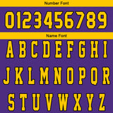 Custom Purple Black Yellow Reversible Basketball Suit for Adults and Kids Personalized Jersey