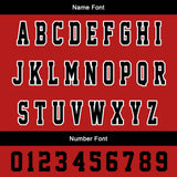 Custom Black Red Varsity Jackets for Men Women Youth Personalized Letterman Jackets
