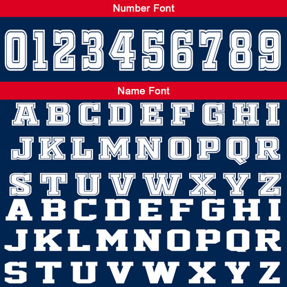 Custom Blue Red Basketball Jersey Uniform Suit Printed Your Logo Name Number