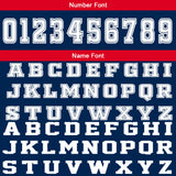 Custom Blue Red Basketball Jersey Uniform Suit Printed Your Logo Name Number