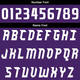 Custom Purple White Reversible Basketball Suit for Adults and Kids Personalized Jersey