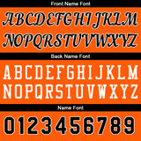 Custom Orange-Black Basketball Jersey for Men Women Adult Youth Stitched Name Number Logo