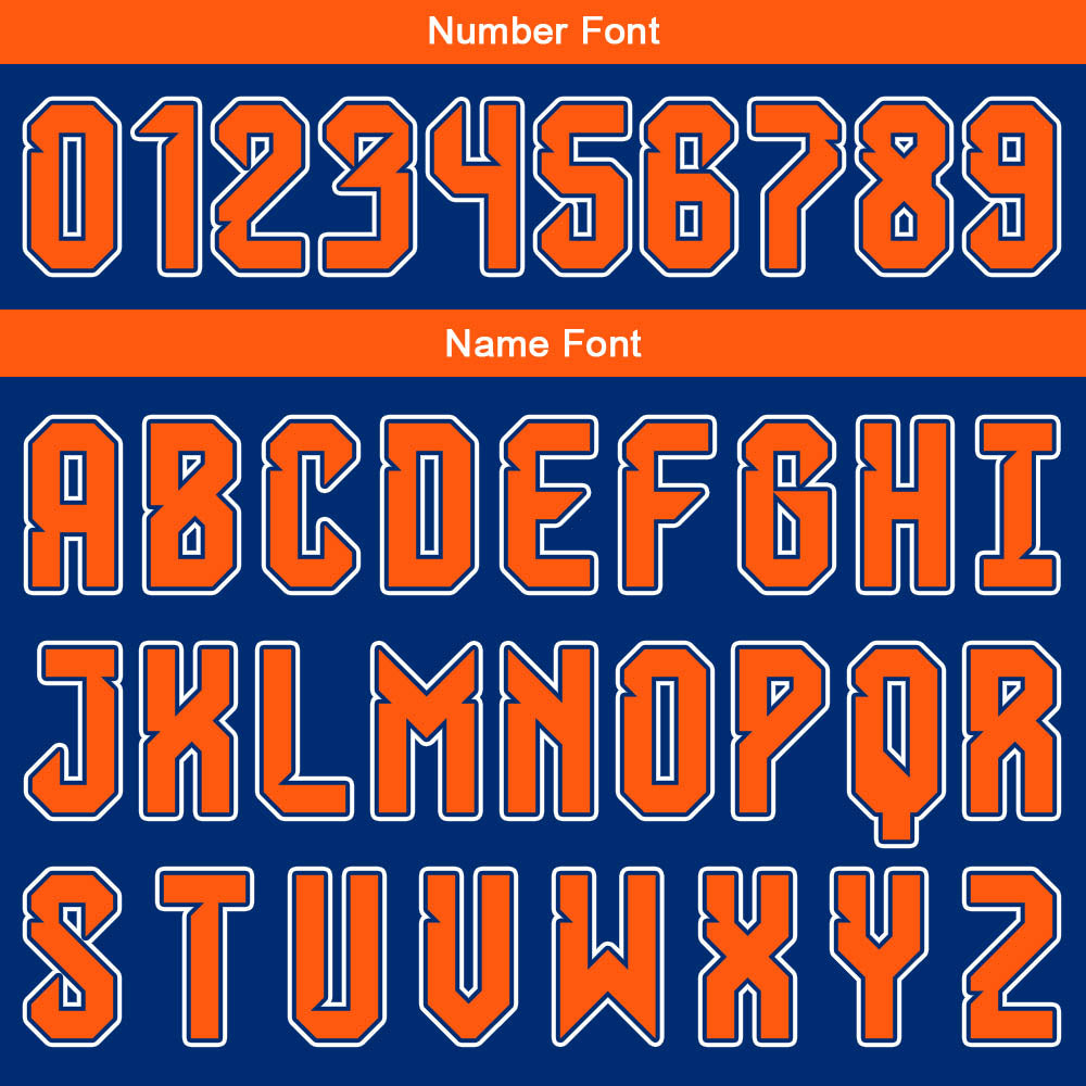 Custom Blue Orange White Basketball Jersey Uniform Suit Printed Your Logo Name Number