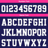 Custom Navy Pink Short Sleeve Hoodies for Men Women Shirts with Hoods Printed Name Logo