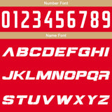 Custom Red White Reversible Basketball Suit for Adults and Kids Personalized Jersey