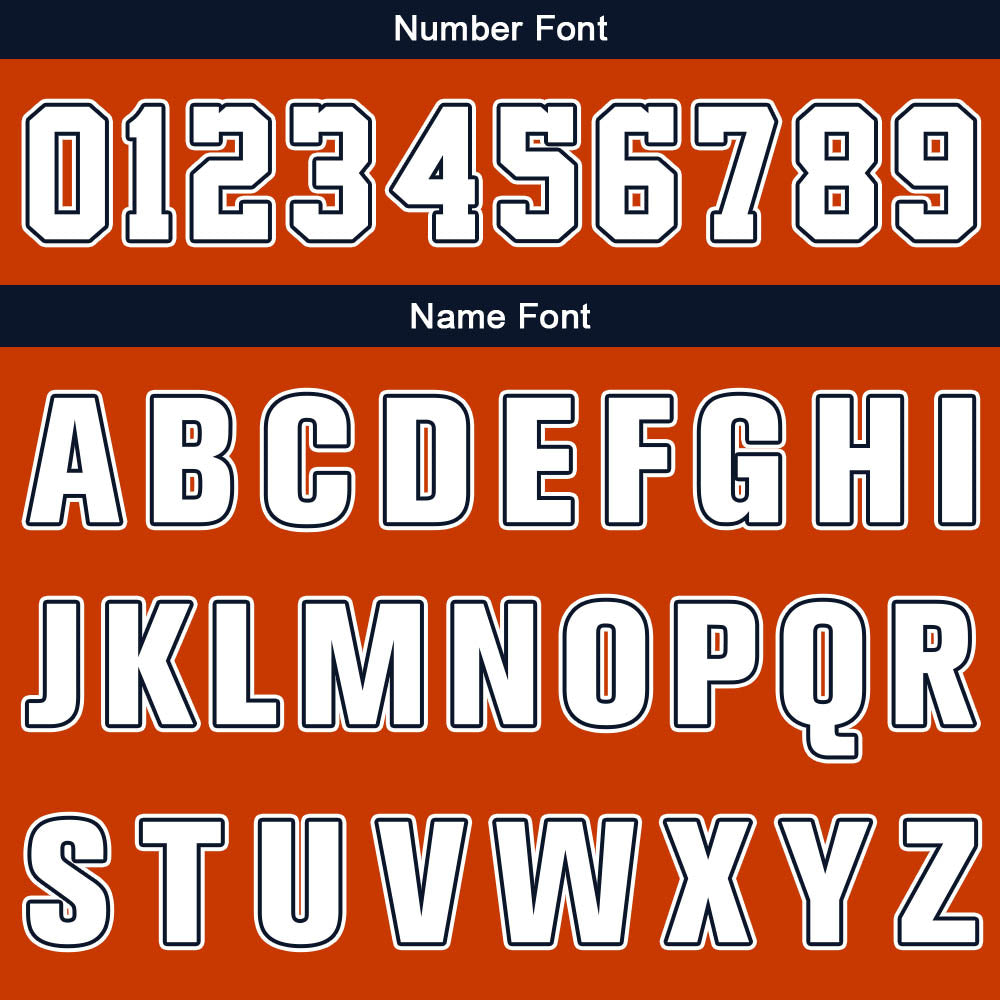Custom Orange Navy White Basketball Jersey Uniform Suit Printed Your Logo Name Number